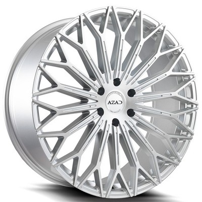 もしもし5027様用 AZLA Lunatic Silver 24x10 Azad Wheels AZT01 Brushed Silver Rims (4pcs) A1 | eBay