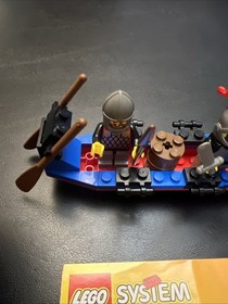 Lego Castle Black Knights Boat 1547 100% Complete W/Instructions