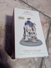 HALLMARK STAR WARS R2-D2 PORGS OF A FEATHER 2018 CHRISTMAS KEEPSAKE ORNAMENTS