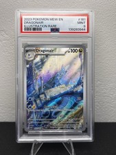 Pokémon TCG Dragonair Scarlet & Violet 151 Illustration Rare Holo PSA 9