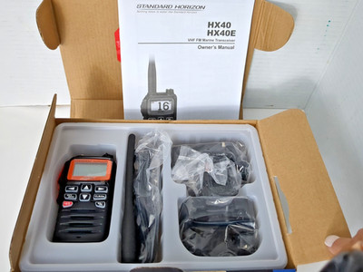 Standard Horizon HX40 Handheld 6W Ultra Compact Marine VHF Transceiver w/FM Band