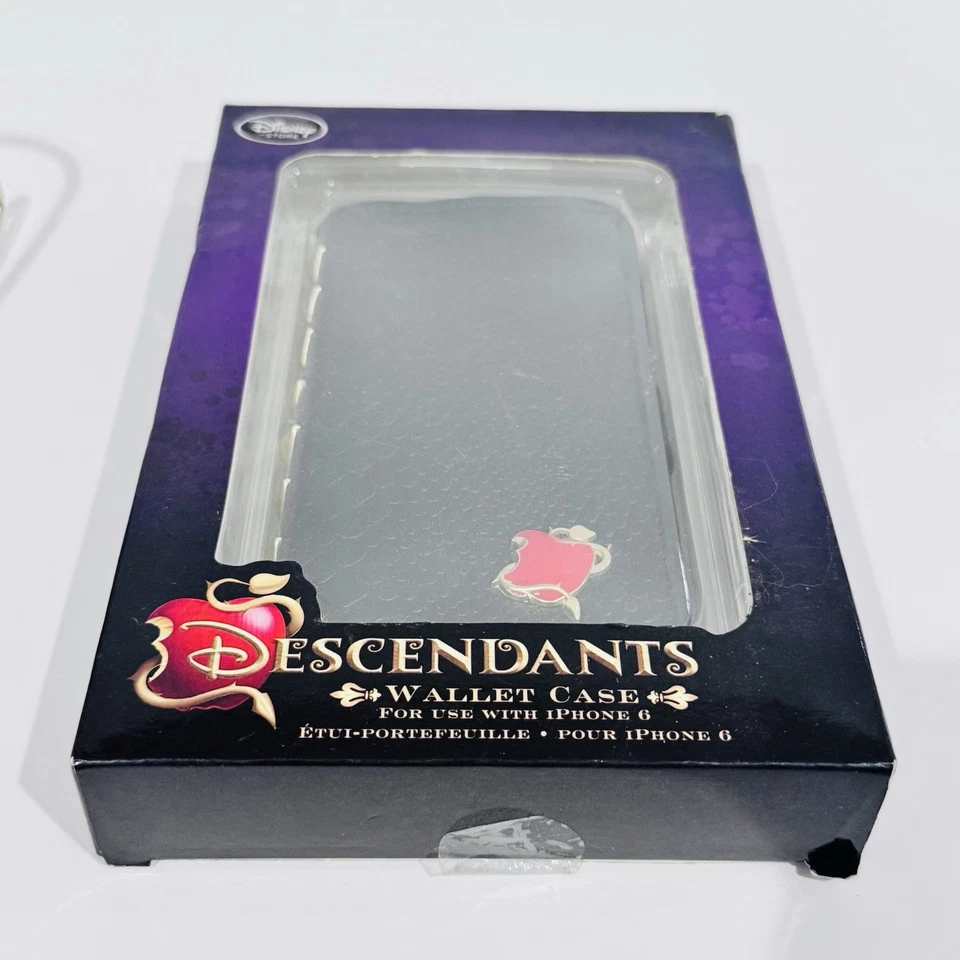Nuevo Disney Descendants iPhone 6 Cartera Teléfono Estuche Negro Imitación Cuero Rojo Apple Foto 3 de 4