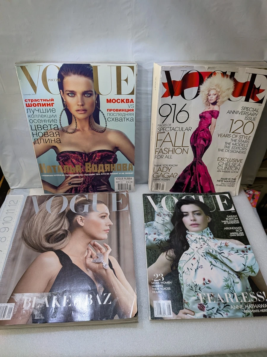 Ежемесячные журналы Vogue на русском языке - огромный выбор по