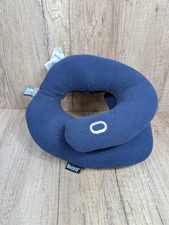 BCOZZY Neck Pillow for Travel Provides Double Support to Head Neck Large Blue