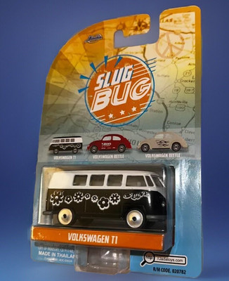Volkswagen T1 Microbus Eye Love Flowers 1960s Diecast Jada Punch Buggy Slug Bug