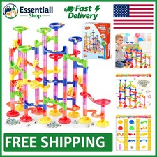 130Pcs Marble Run Educational Toy - Build Creativity Problem Solving