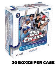 2025 Topps Chrome® Baseball Logofractor Edition - Sealed Case (20 Box Per Case)