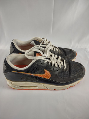 Nike Air Max 90 Football Size 10.5 Black Orange Clean Used Ships Fast