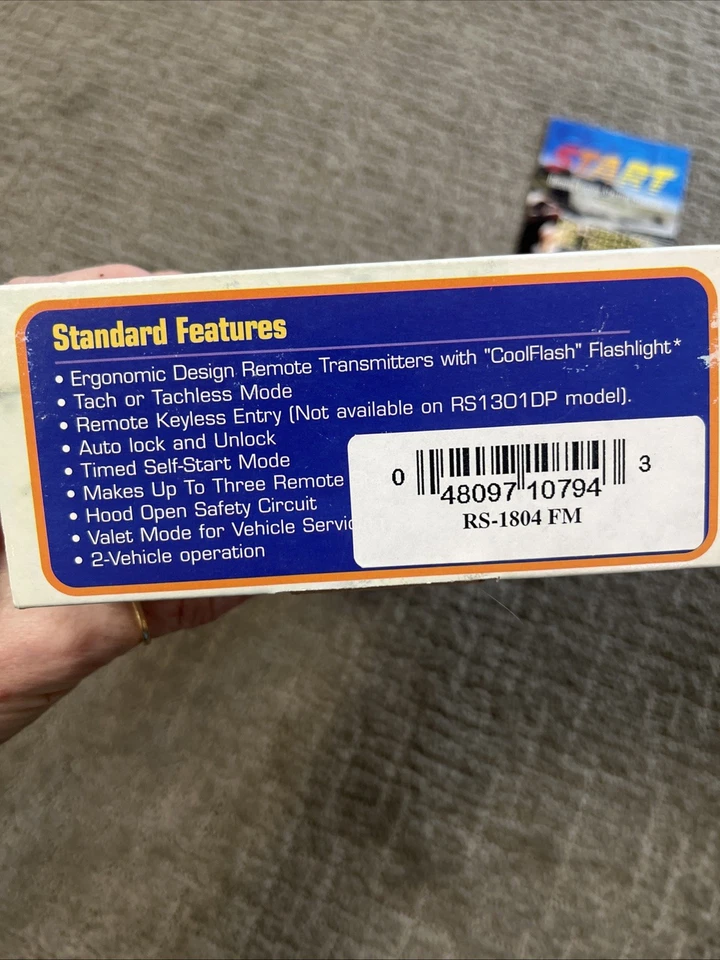 Crimestopper Cool Start Remote Start System Keyless Entry New Vtg RS-1804 FM - Image 4 of 4