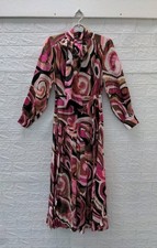 New Rixo Marigold Dress Marble Pink Sz XS 4