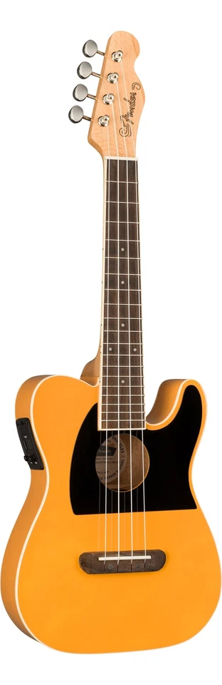 Ukelele de concierto Fender Fullerton Telecaster - Rubio caramelo Foto 3 de 4