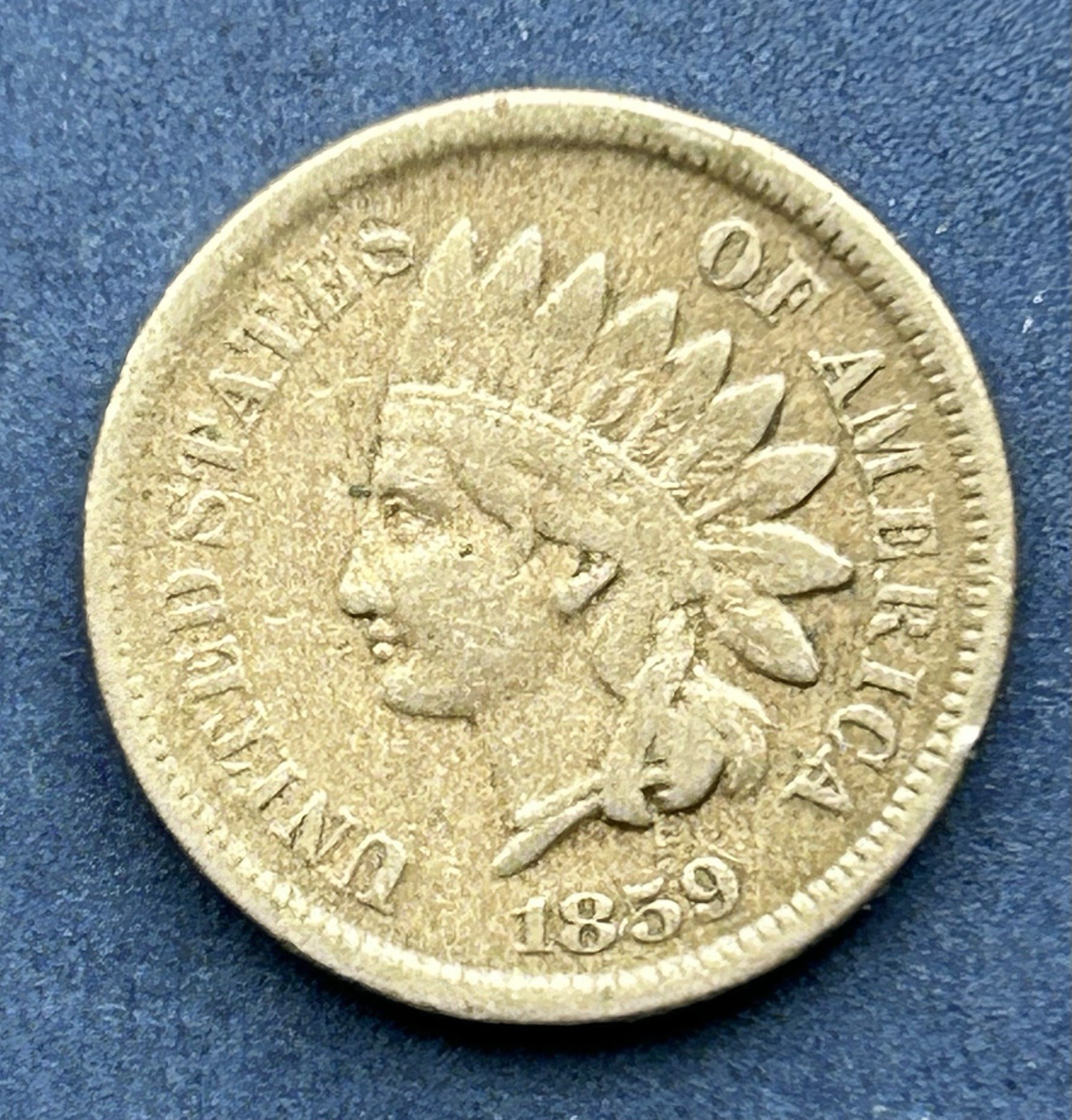 1859 First Year Indian Head Penny