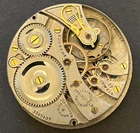 Antique 1918 Illinois Grade 706 Pocket Watch Movement Running Ticks 16s 17j USA