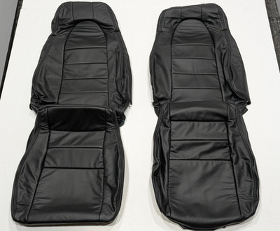For Toyota Supra 1997-1998 Fronts Black Leather Seat Covers MB3