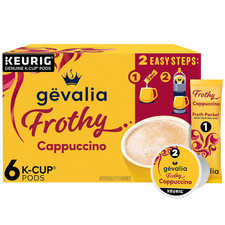 Frothy 2-Step Artificially Flavored Cappuccino Espresso Style K Cup Coffee Pods