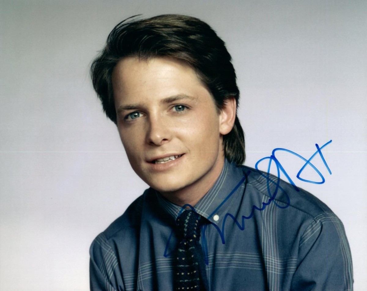 Michael J Fox signed 8x10 Picture nice autographed photo pic with