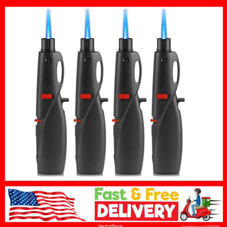 &ndash; Adjustable Flame, Windproof, Refillable Butane, New