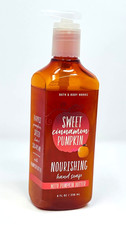 BATH BODY WORKS SWEET CINNAMON PUMPKIN NOURISHING HAND SOAP WASH 8 FL OZ NEW