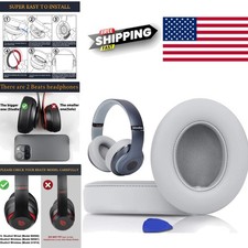 Replacement Ear Cushions for Headphones Light Grey Soft and Comfortable Design