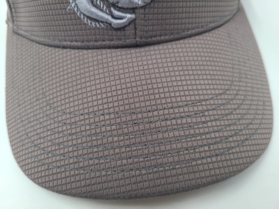 US Marines Semper Fi Top of the World Flex Fitted (Parece L-XL) Gorra EE. UU. Gris Foto 3 de 4