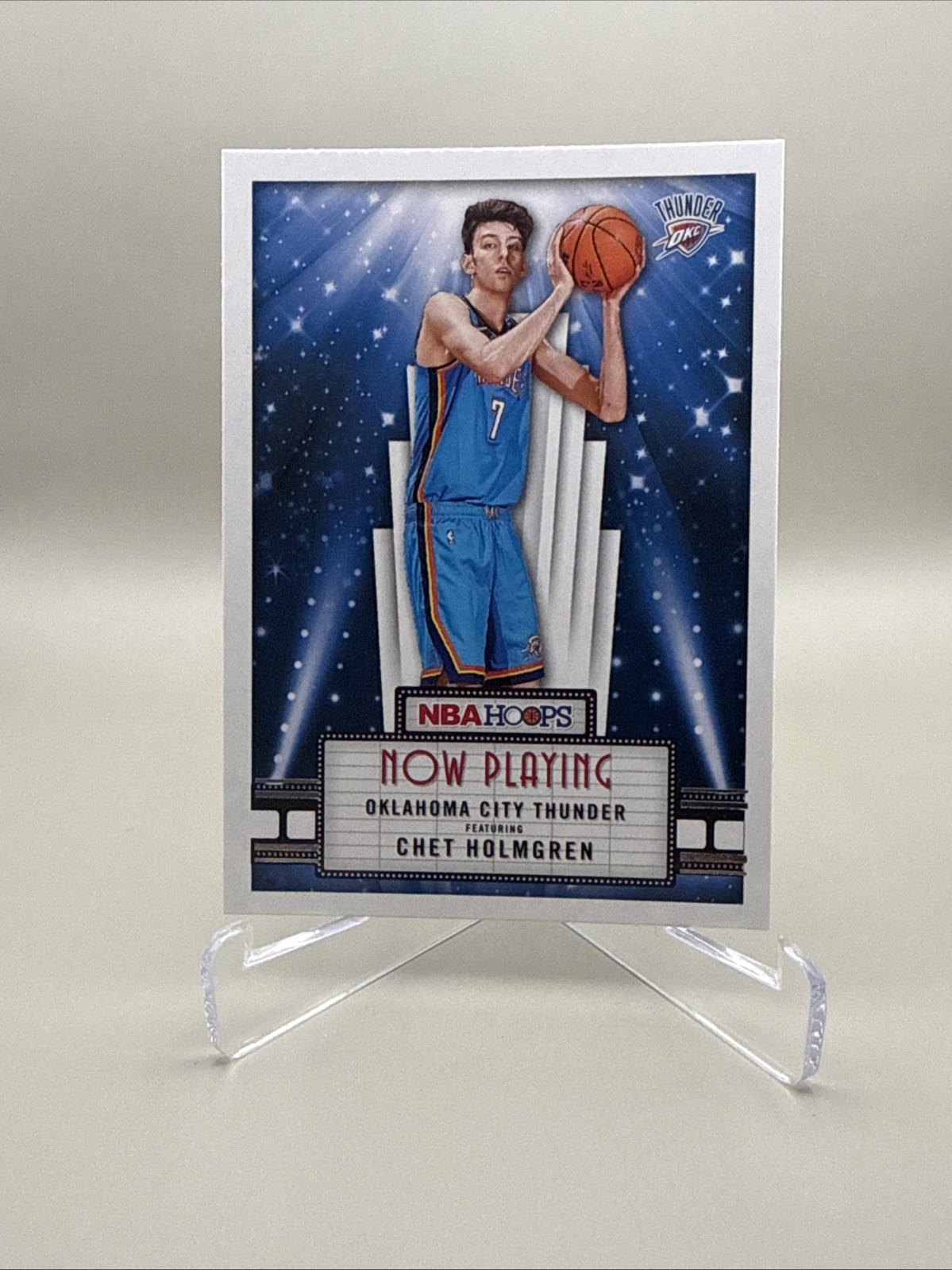2022-23 Panini NBA Hoops Now Playing Chet Holmgren Oklahoma City Thunder #2