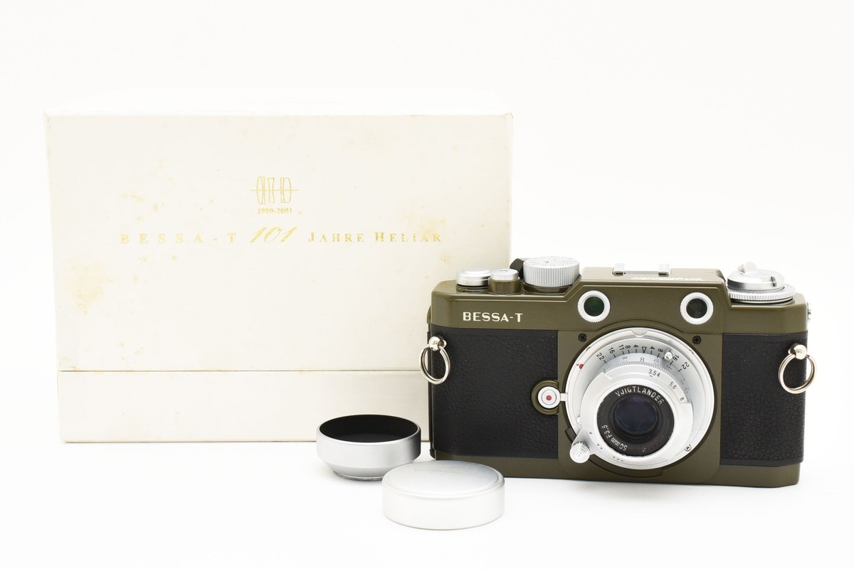 Voigtlander BESSA-T 101周年 ネイビ 距離計コシナOH済み BESSA-T