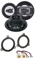 Crunch 16,5Cm 2-Wege 180Watt Lautsprecher FüR Nissan Note Qashqai FronttüR Auto