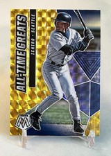 Ichiro Suzuki 2021 Panini Mosaic #ATG3 All-Time Greats Reactive Yellow Mariners