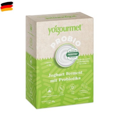 Yogourmet - Joghurtferment mit Probiotika (6 Beutel = 6 Liter) - Machen Sie
