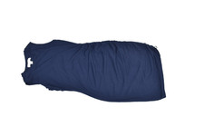 MICHAEL KORS Women's Navy Blue Ruched Sleeveless Sheath Dress Regular Size S