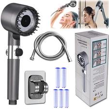 High Pressure Shower Head with Handheld Spray Combo, Rain ShowerHead with Filter