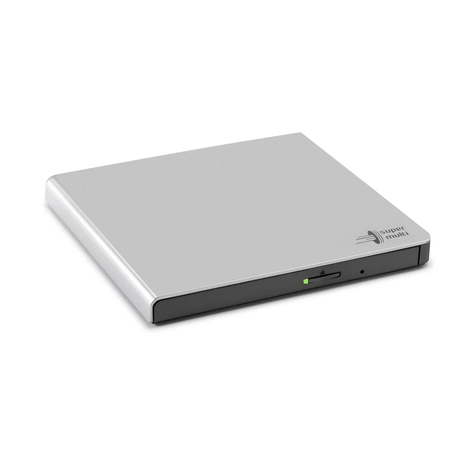 LG HLDS GP57EB40 DVD-RW-EX BK Externes DVD-Laufwerk Silber - Bild 1 von 4