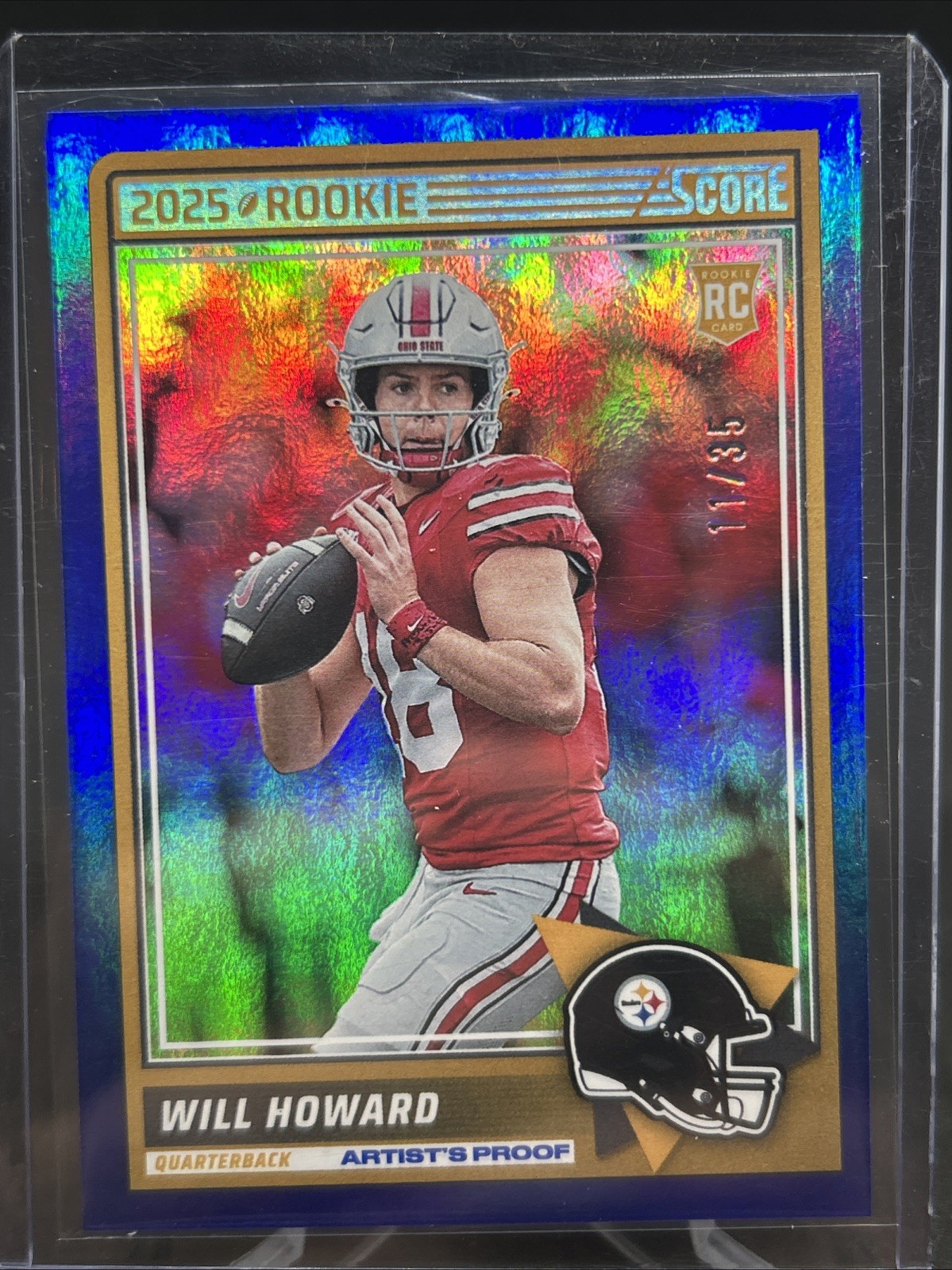 2025 Score - Rookies Will Howard #3 Artist's Proof /35 (RC)