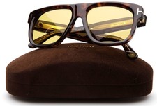 NEW TOM FORD TF 1201 52E Havana Sunglasses 56-17-145mm B46mm Italy