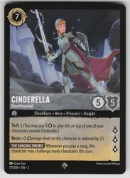 Cinderella - Stouthearted 177/204 Rise of the Floodborn Super Rare