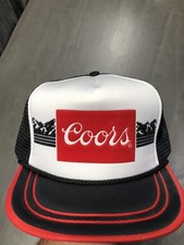 Rare VTG Coors Mountains Snapback Rope Trucker Hat Cap 80s 90s Beer Promo