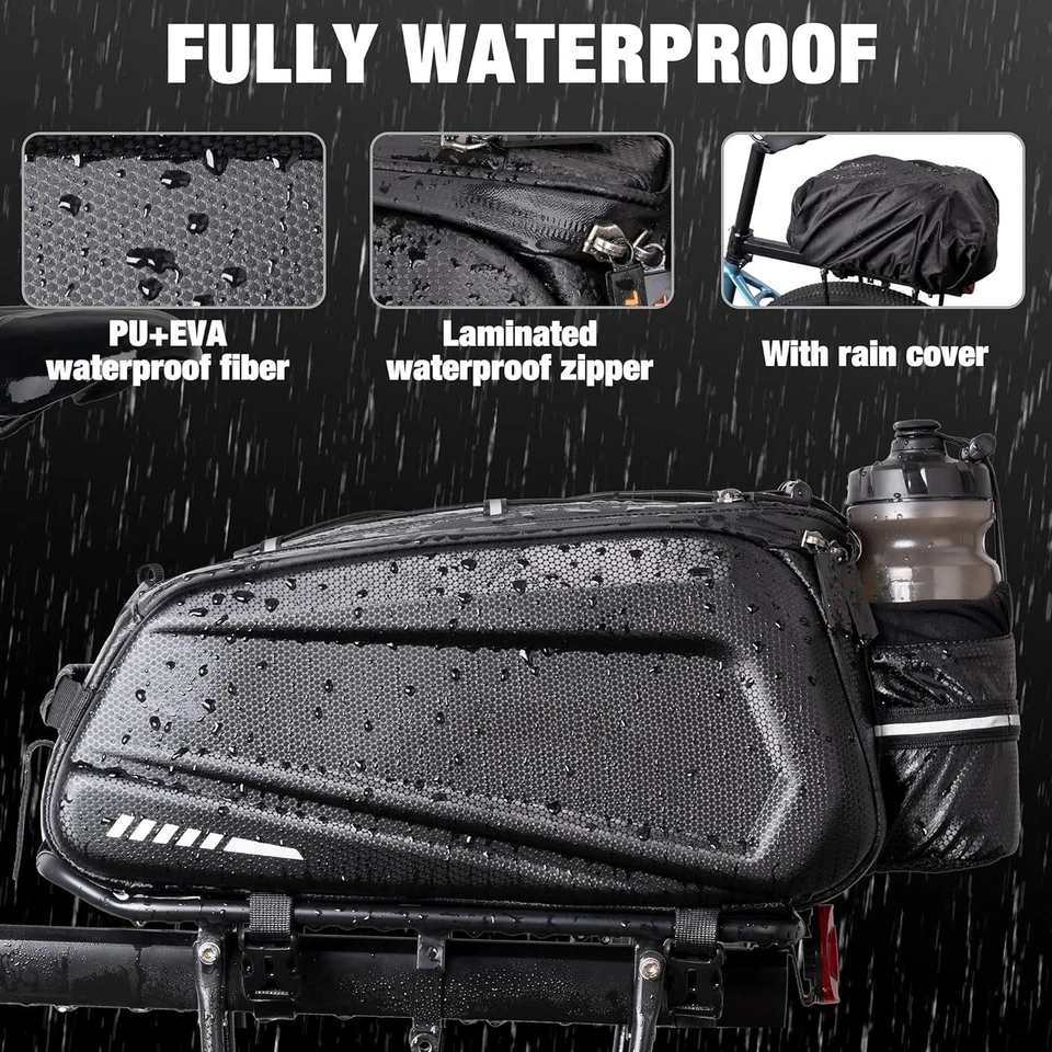 Bolsa para Portaequipajes Bicicleta Bolsa para Bicicleta para el Asiento Trasero Foto 3 de 4