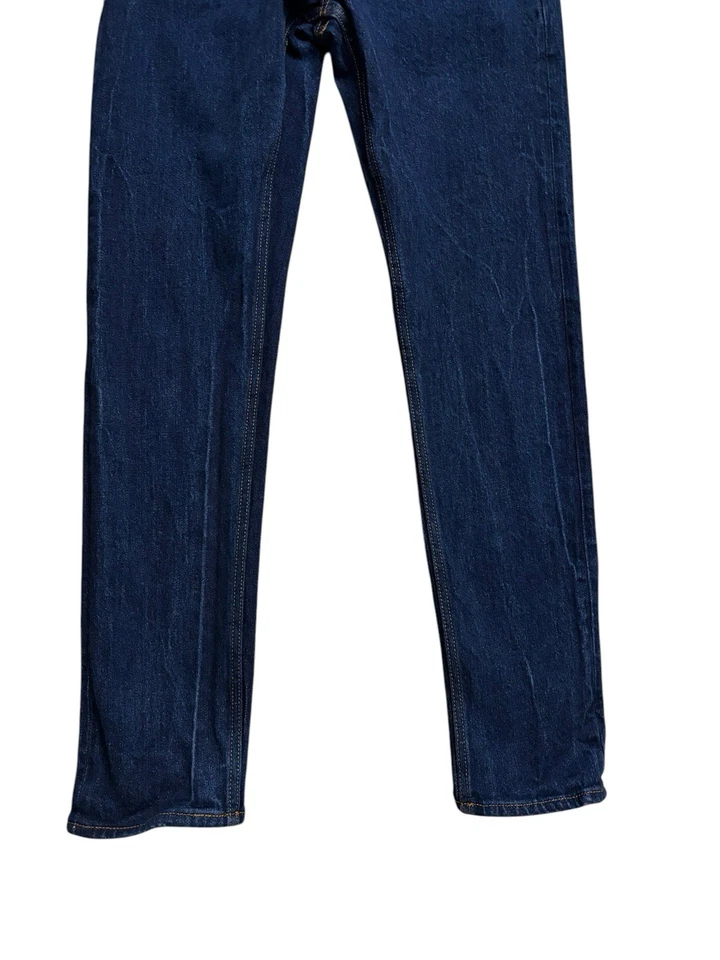 Мужские джинсы RVCA размер 34x30 (подходит 32x30) синие темные кинжалы индиго облегающие узкие - Изображение 2 из 4