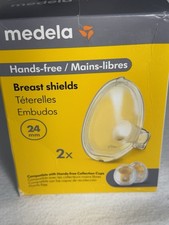 Medela Hands-free Breast Shields 24mm 2 Pack Clear, MPN 101045782