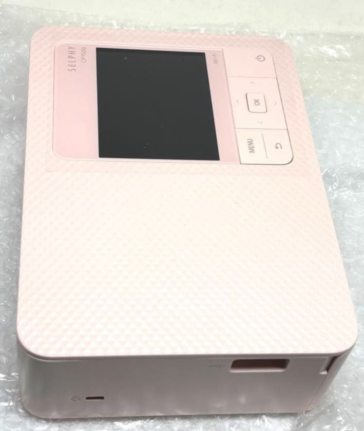 Canon SELPHY CP1500 Pink Mini Photo Printer CP1500 PKJP Compact