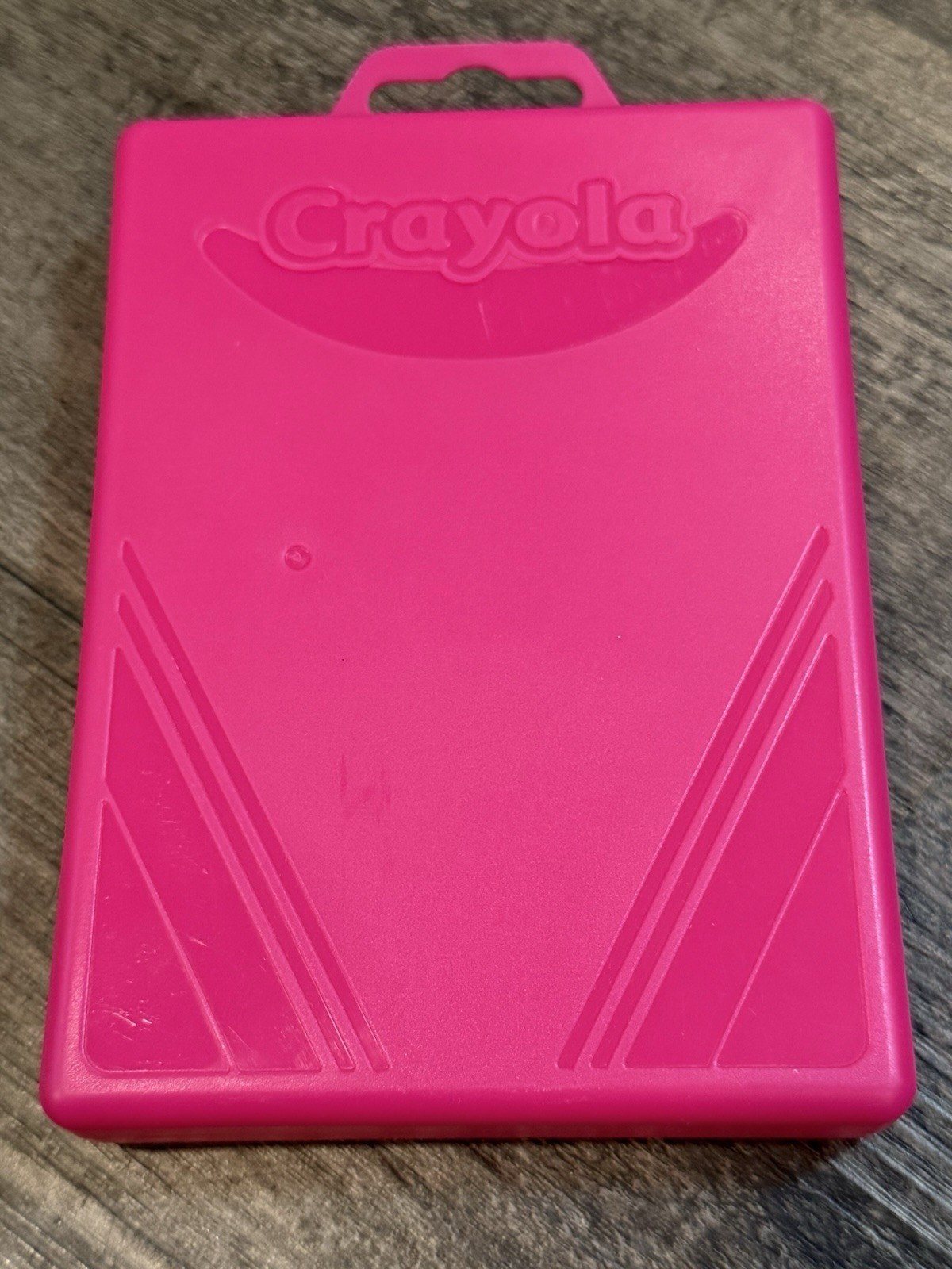 Crayon 8pc Carry Case Storage Holder Vintage Pink 2018