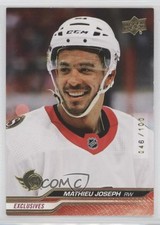 2023-24 Upper Deck Series 1 Exclusives 46/100 Mathieu Joseph #129 b3q
