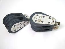 Lote 2 Harken Doble Polea 57mm Carbo Velero Bloque