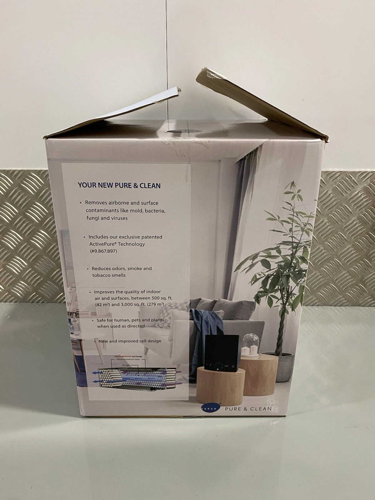 Aerus Pure and Clean ActivePure Portable Air Purifier HEPA Filtration Brand New 4