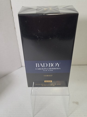 #ad #ad CAROLINA HERRERA BAD BOY COBALT ELIXIR EAU DE PARFUM SPRAY MEN 3.4 Oz 100 ml $88.99