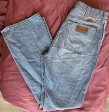 Wrangler Westward Bootcut High Rise Light Wash Denim Jeans