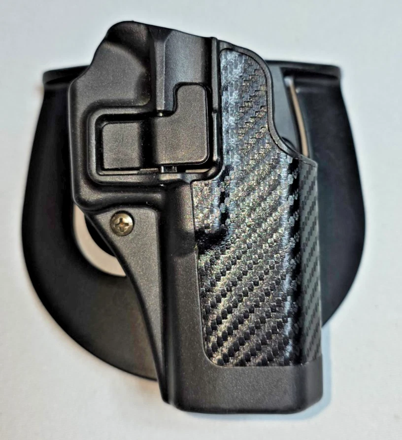 BLACKHAWK Serpa Holster for Glock 17/22/31 Carbon fiber finish Belt & Paddle - Image 2 of 4