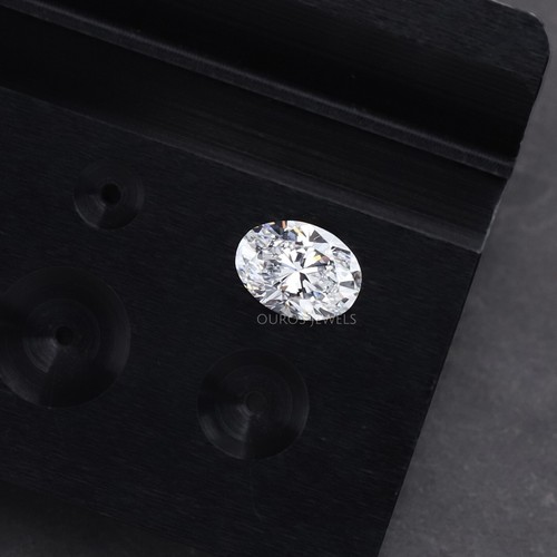 Diamante de corte ovalado de 0,60 quilates cultivado en laboratorio suelto para ella/hecho en laboratorio diamante ovalado suelto - Imagen 9 de 10