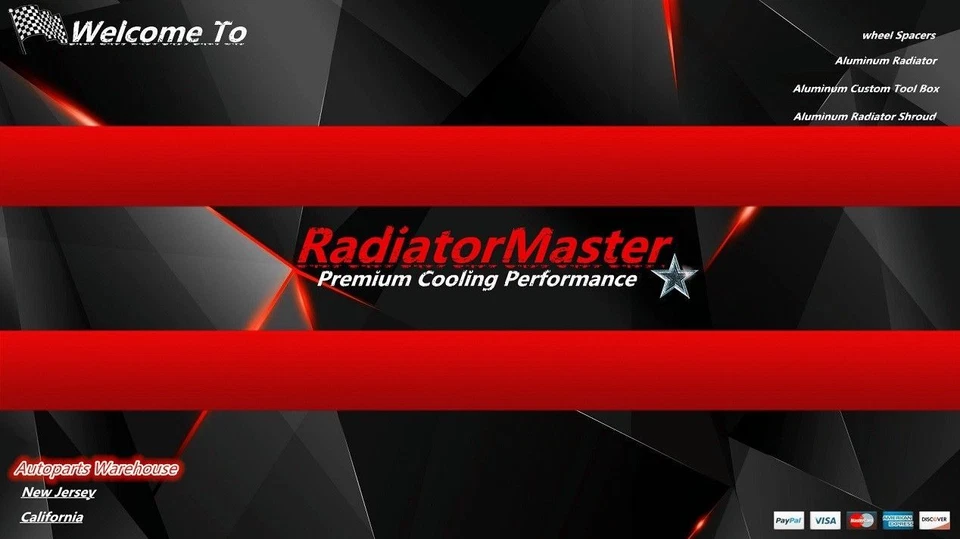 Radiador de aluminio de 3 filas para 1962-1974 MG MGB GT Base Rover nuevo en caja actualización de refrigeración Foto 2 de 3