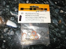 RC HPI Cup Racer 1M Shock Spring Adjust Nut Set Aluminum Orange (4) 87071